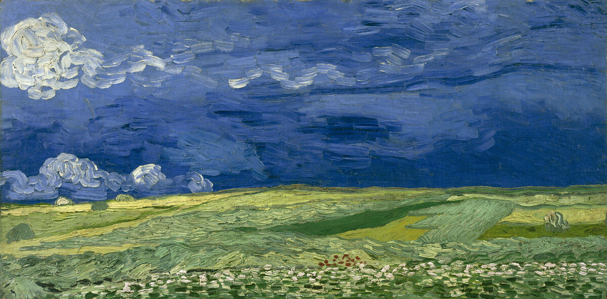 Пшеничное поле под грозовыми облаками (1890)