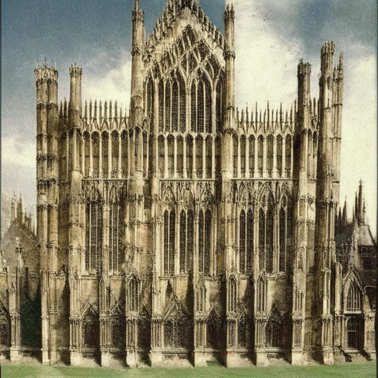 Архитектура Англии. Сгенерировано нейросетью Kandinsky 2.1