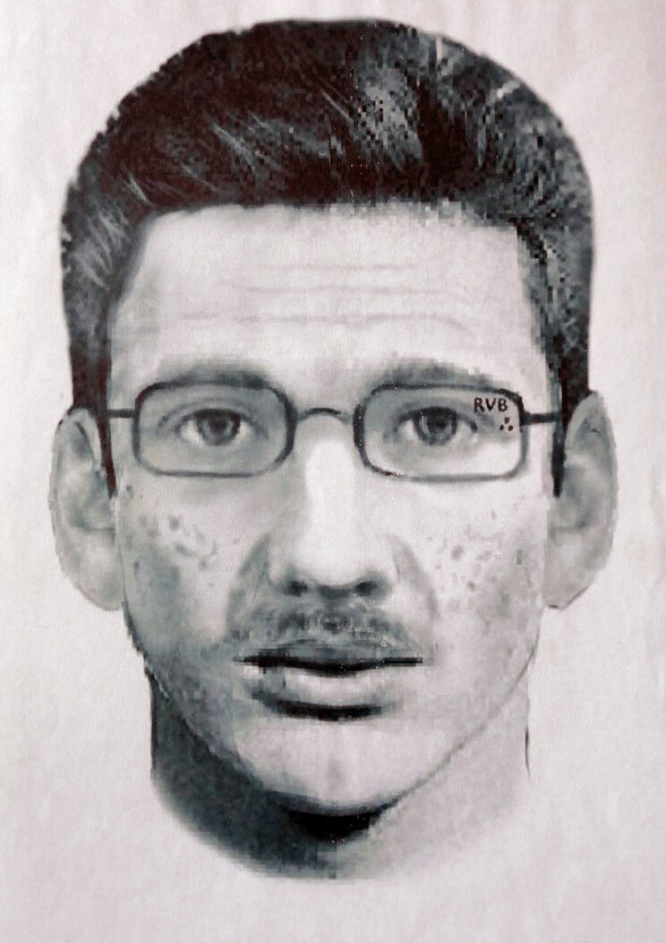 Изготовленный коллегой субъективный портрет разыскиваемого лица