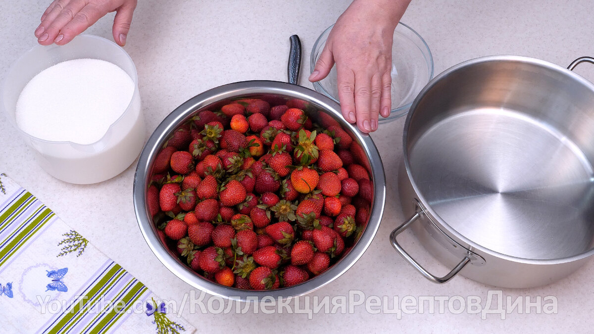 🍓Классическое Клубничное Варенье! Яркое Варенье из Клубники с целыми, как  мармелад, ягодами!🍓 | Дина, Коллекция Рецептов | Дзен