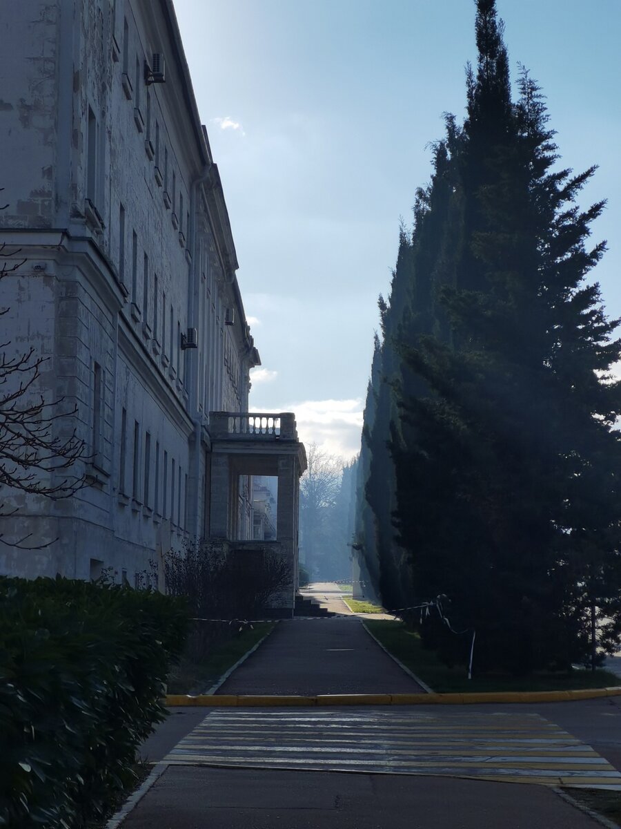 Севастопольский Сайлент-Хилл. Дорога к университету. 2022 г, декабрь.