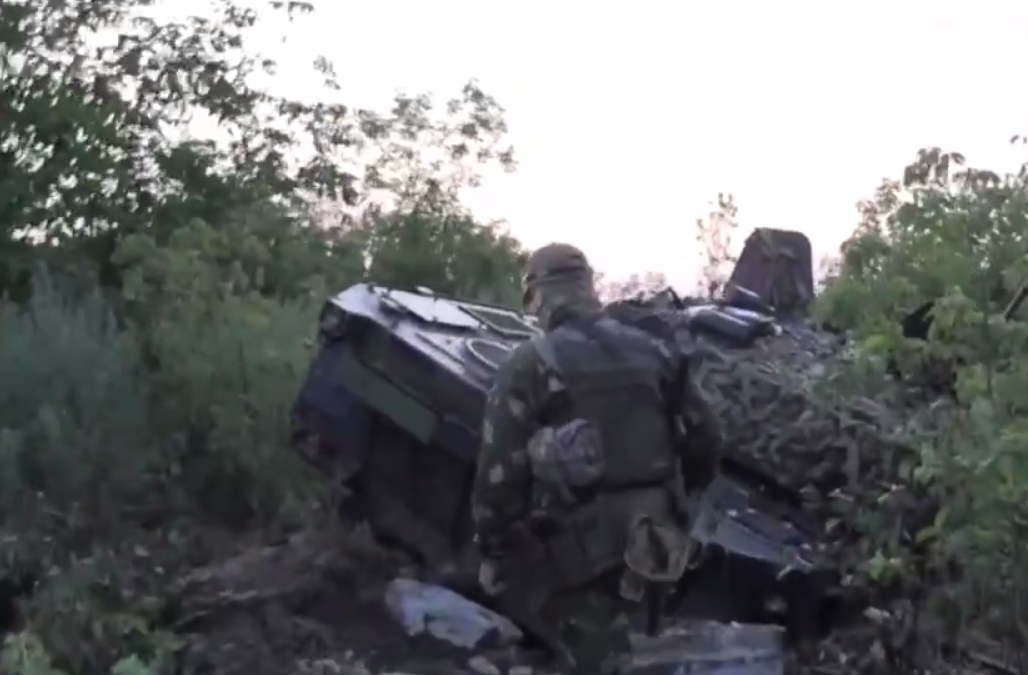 Военкор Руденко: российские военные захватили французский колесный танк AMX-10RC