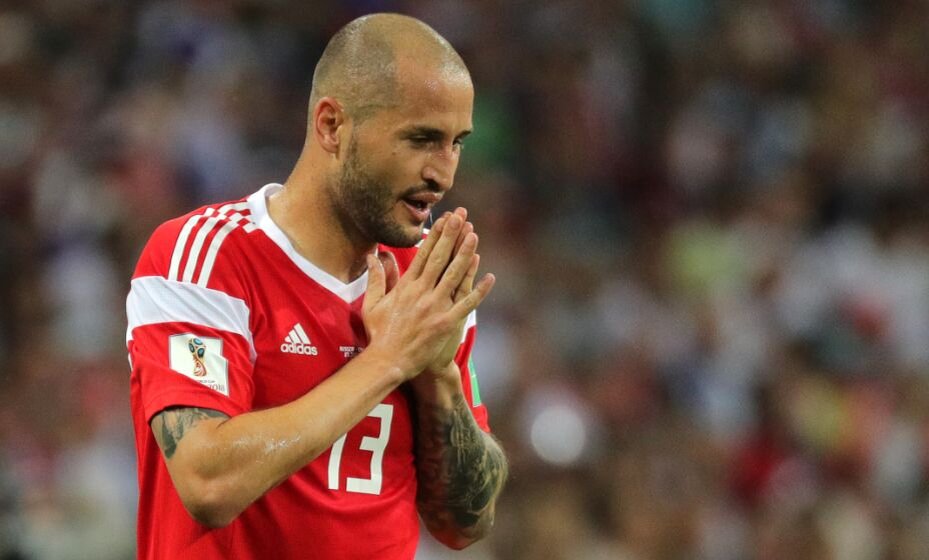    Федор Кудряшов один из тех, к кому никогда не было претензий по самоотдаче на поле. Фото: Global Look Press