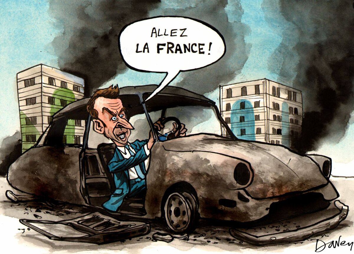 Надпись на картинке: "Вперед, Франция"