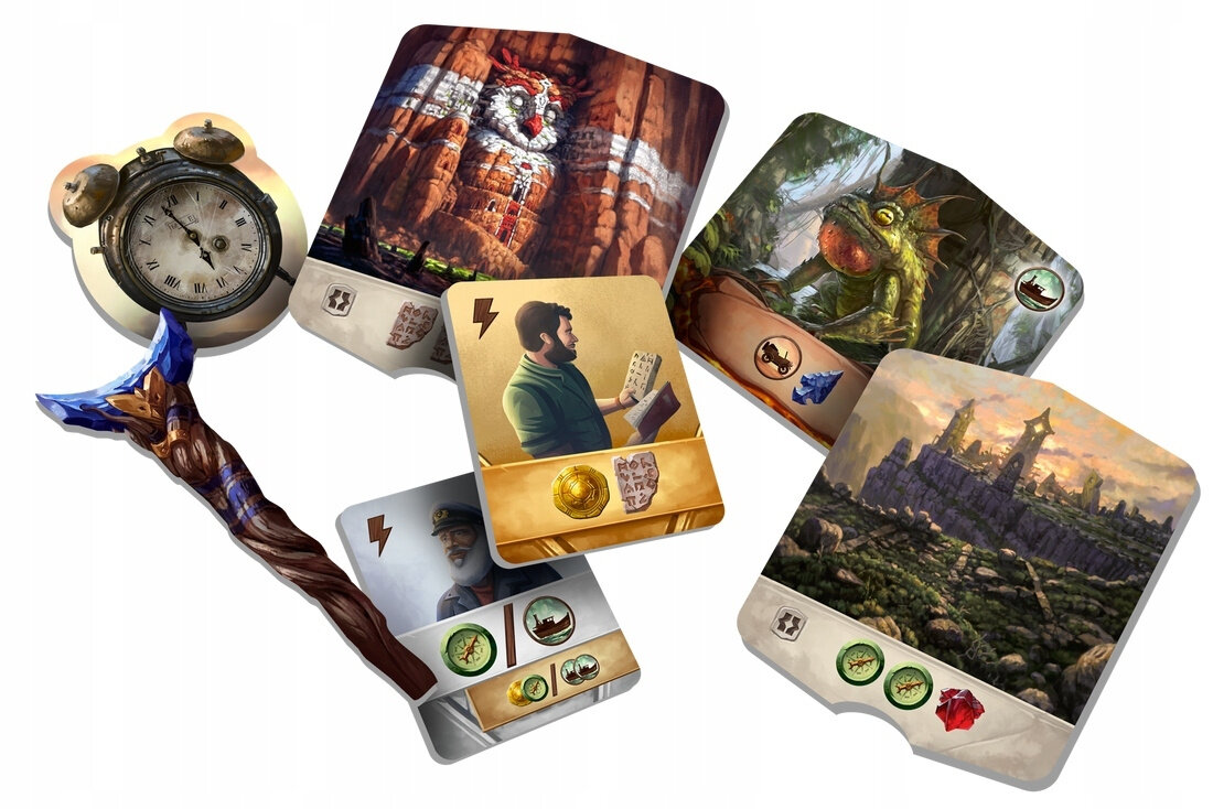 "Руины острова Арнак" настольная игра - компоненты