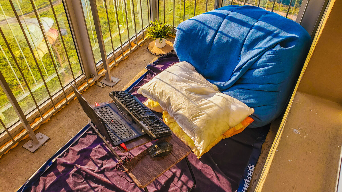 Теперь могу спокойно начать заниматься кодингом, с видом из окна.