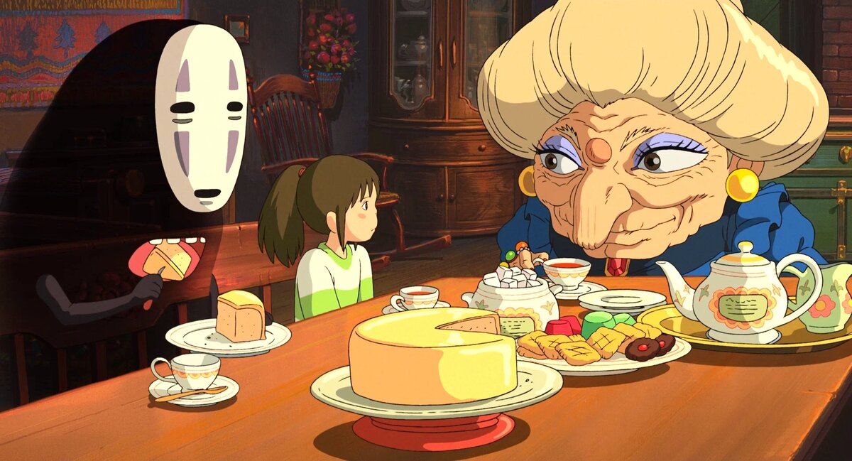 Кадр из мультика Унесённые призраками 