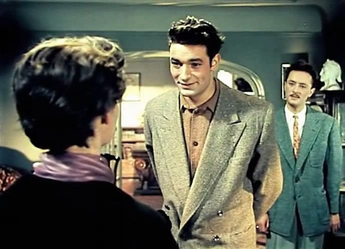 Гафт в своей дебютной кинороли в фильме "Убийство на улице Данте" в 1956 году