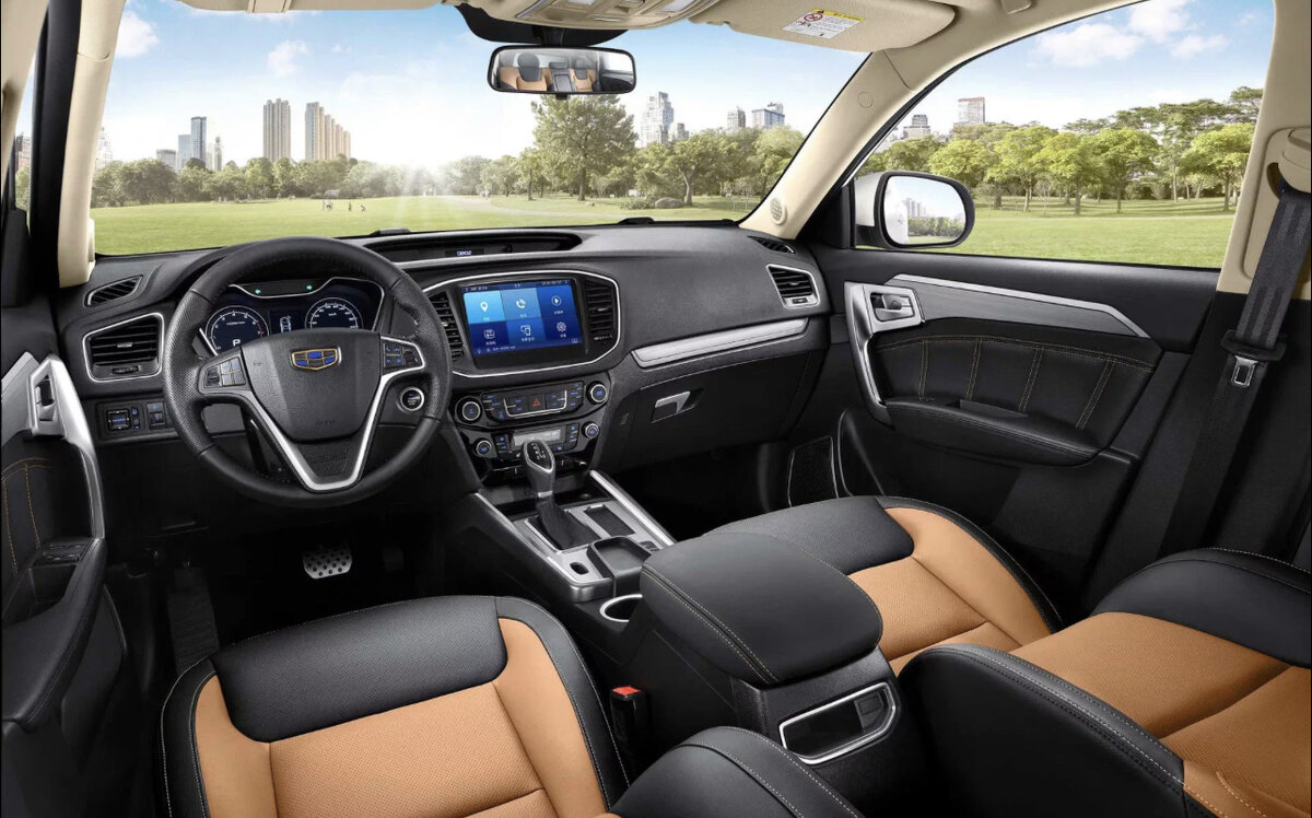 Салон Geely Emgrand X7