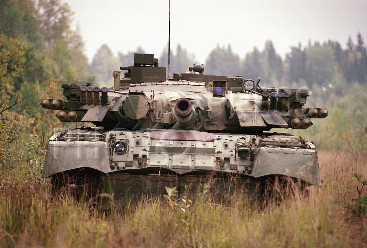 КАЗ "Дрозд" на танке Т-80У