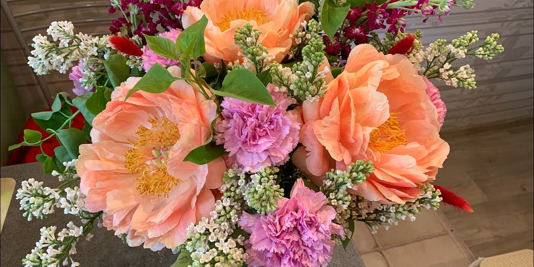 Связала топ.И джемпер.Немного о хлопке.Букет для мамы❤️