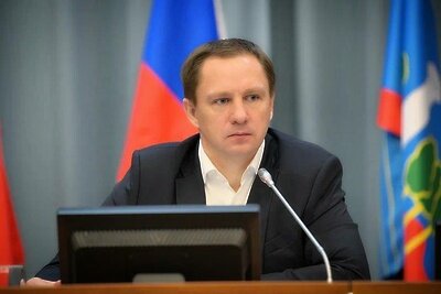    Глава подмосковного Красногорска Дмитрий Волков на еженедельном оперативном совещании © Telegram-канал главы г.о. Красногорск Дмитрия Волкова