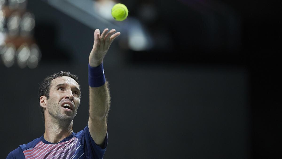    Теннисист Михаил Кукушкин:Berengui/DeFodi Images via Getty Images