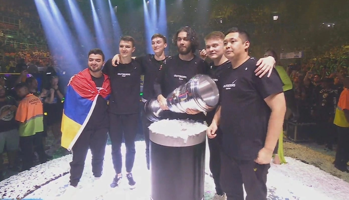 Момент победы  Virtus.Pro на мажоре 2022 в Рио