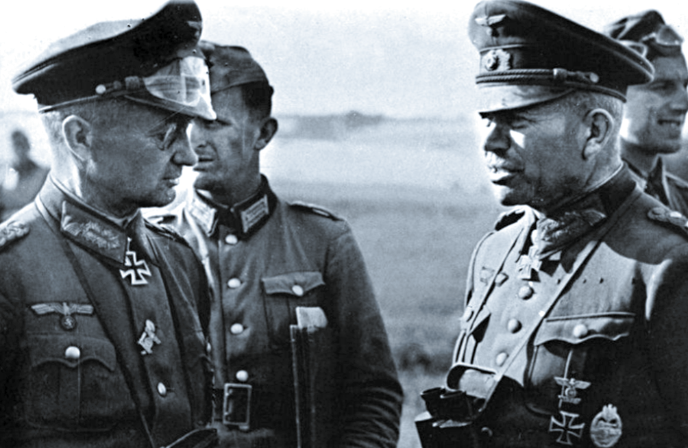 В. Модель и Г. Гудериан, 1941 г.