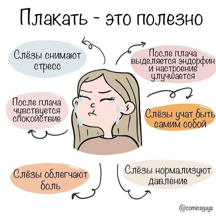 Почему полезно плакать