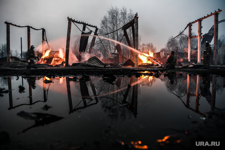    Всего в селе сгорел 41 дом (архивное фото)