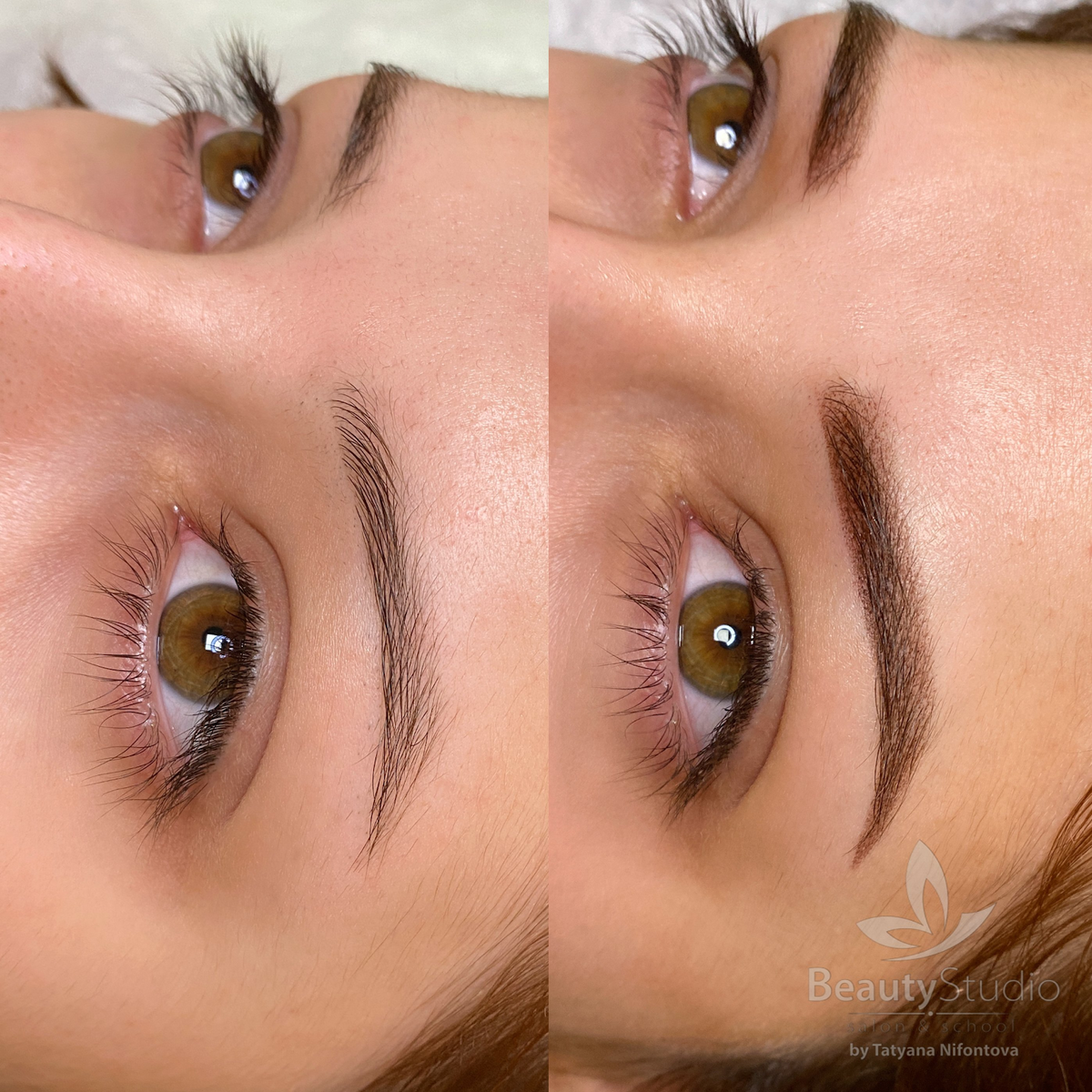 Перманентный макияж бровей в салоне BeautyStudio в Санкт Петербурге