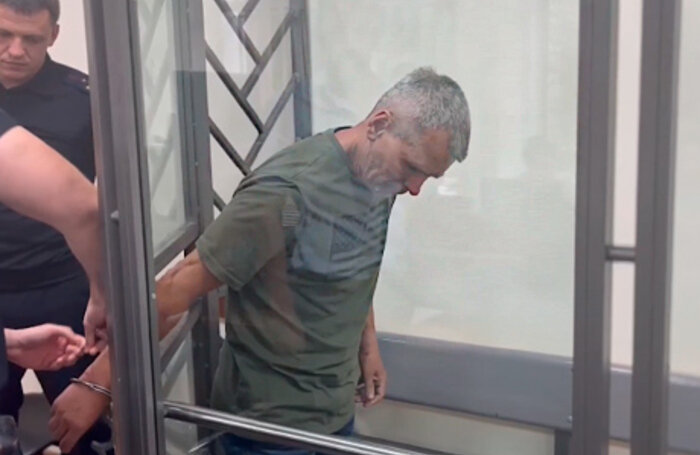    Сергей Денисенко.скриншот видео Объединенной пресс-службы судов Краснодарского края