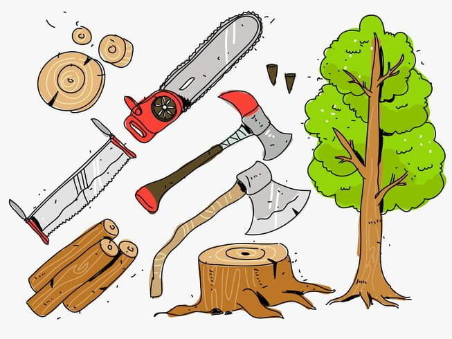 Разнообразие воздействий на живое взято с https://u7.uidownload.com/vector/490/318/vector-woodcutter-tools-hand-drawn-vector-illustration-ai-svg.jpg 