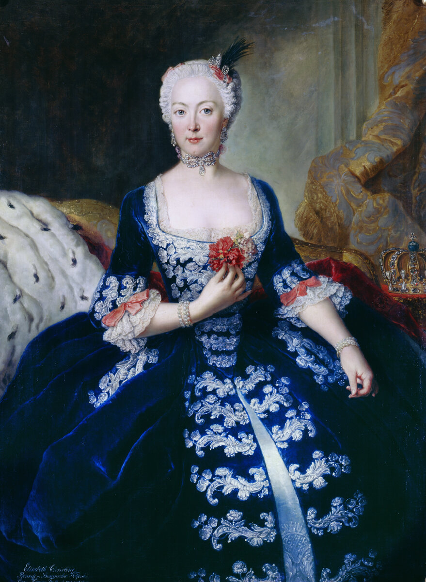 Портрет Elisabeth Christine von Braunschweig-Bevern