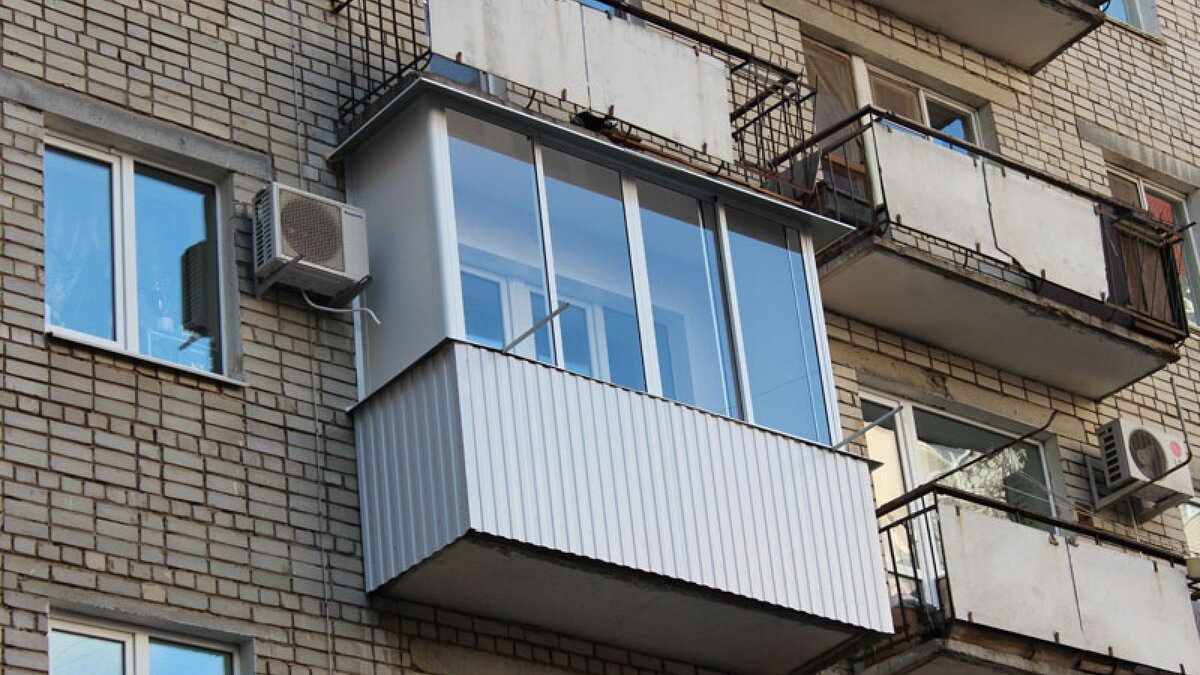 установка кондиционера в комнате с лоджией