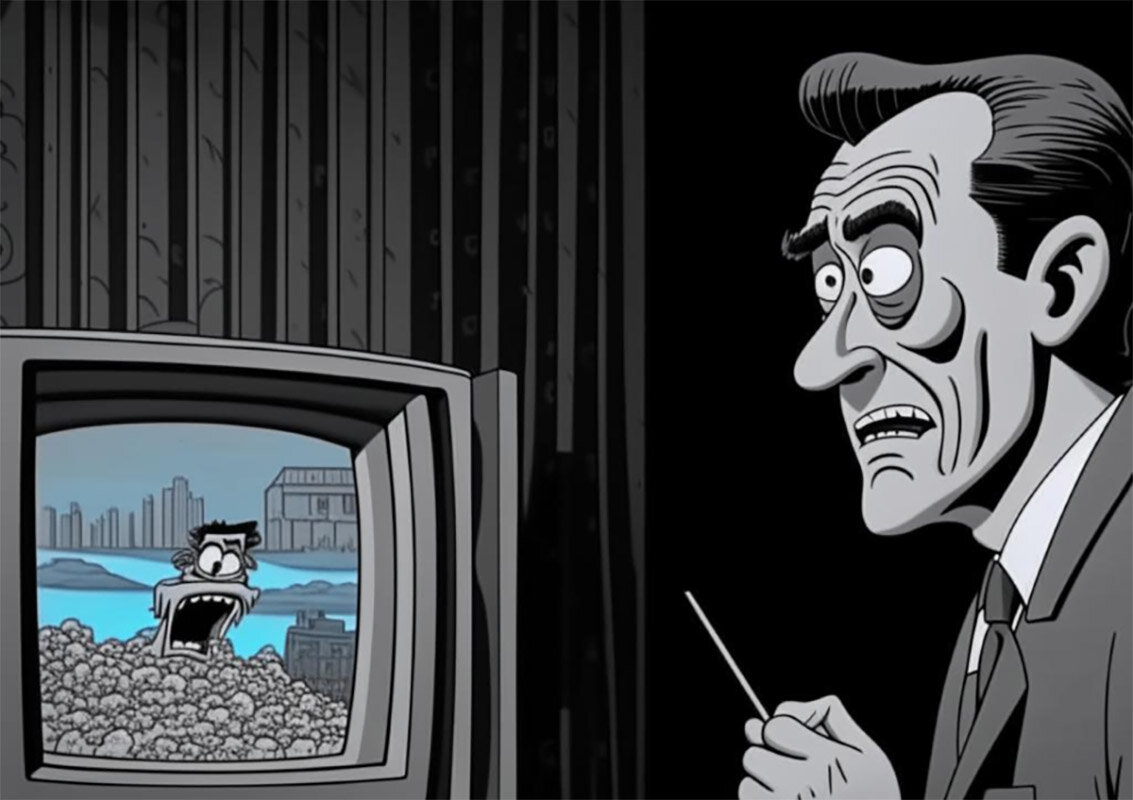 Какие мультфильмы лучше смотреть без детей: подборка.  Фото: Изображение сгенерировано нейросетью Kandinsky 2.2