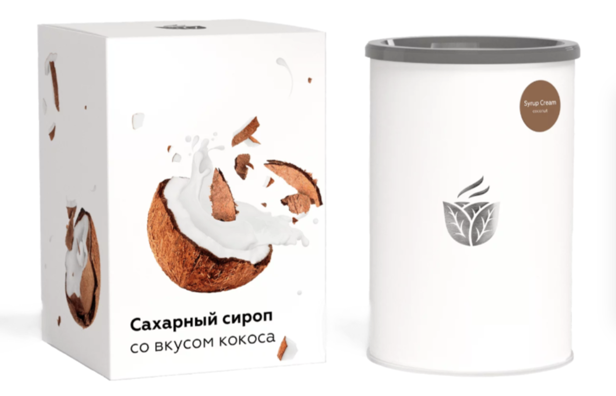 Сахарный сироп со вкусом кокоса 