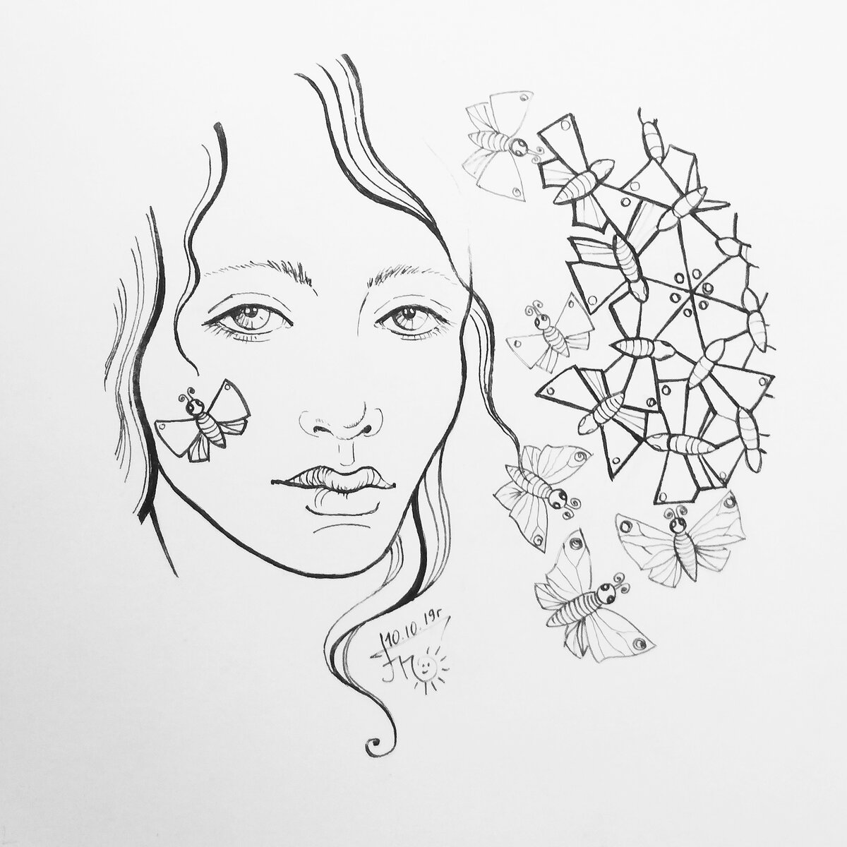 Иллюстрация автора.10.10.2019г.