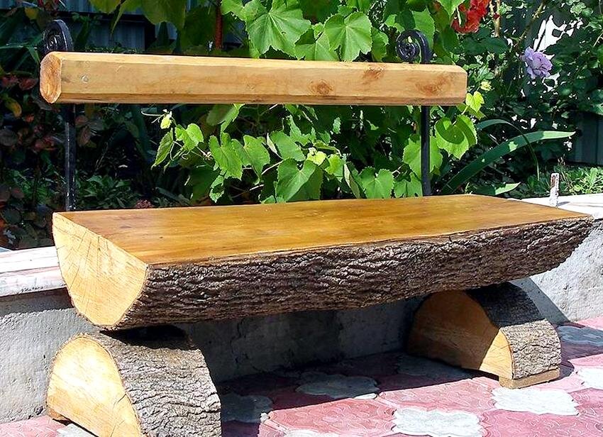 Скамейка для дачи и сада своими руками: чертежи, размеры, фото — dvernick.ru
