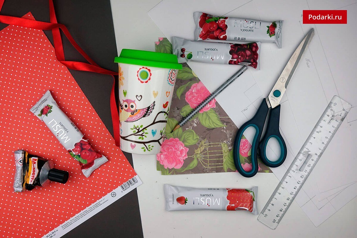 Материалы для коробочки и её наполнение