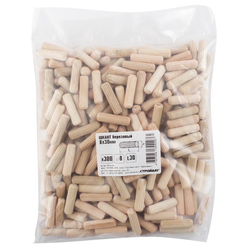 Пример упаковки шкантов