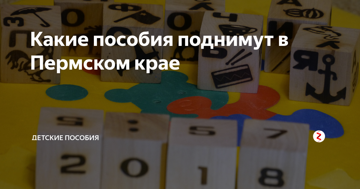 Какие пособия поднимут в Пермском крае | Детские пособия | Дзен