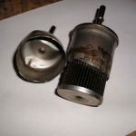 Грязный топливный фильтр