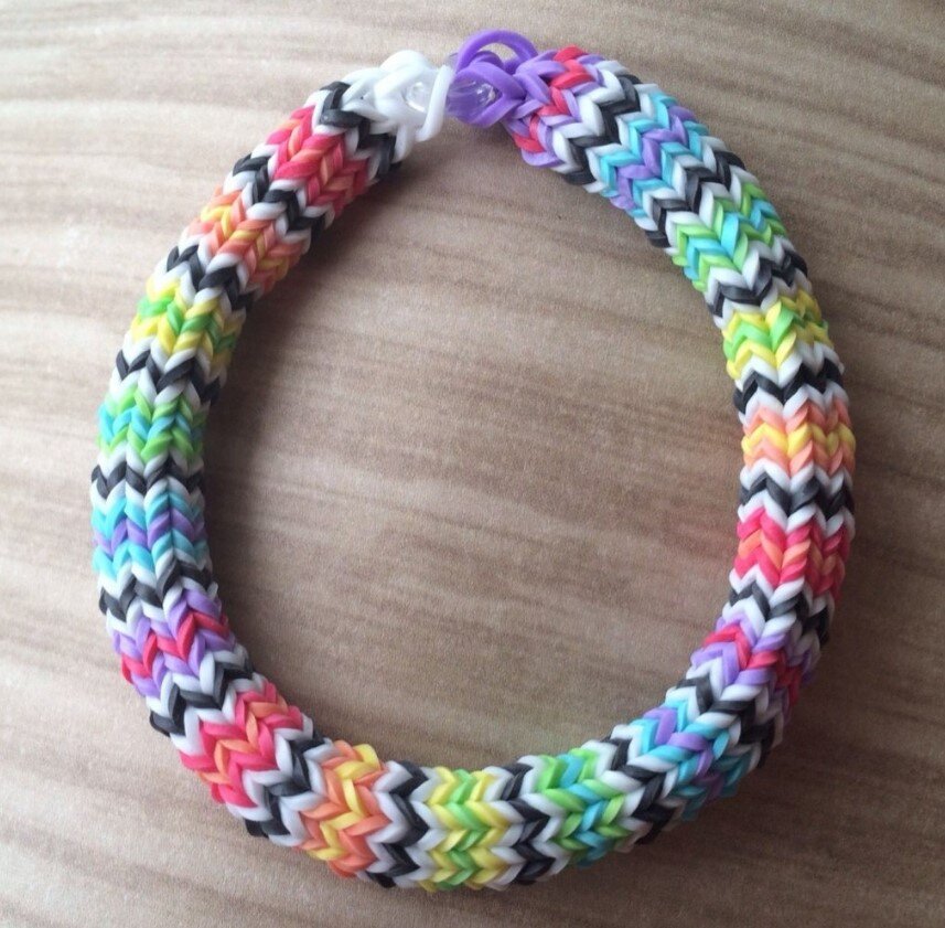 Набор для плетения браслетов из резинок Rainbow Loom + большой станок