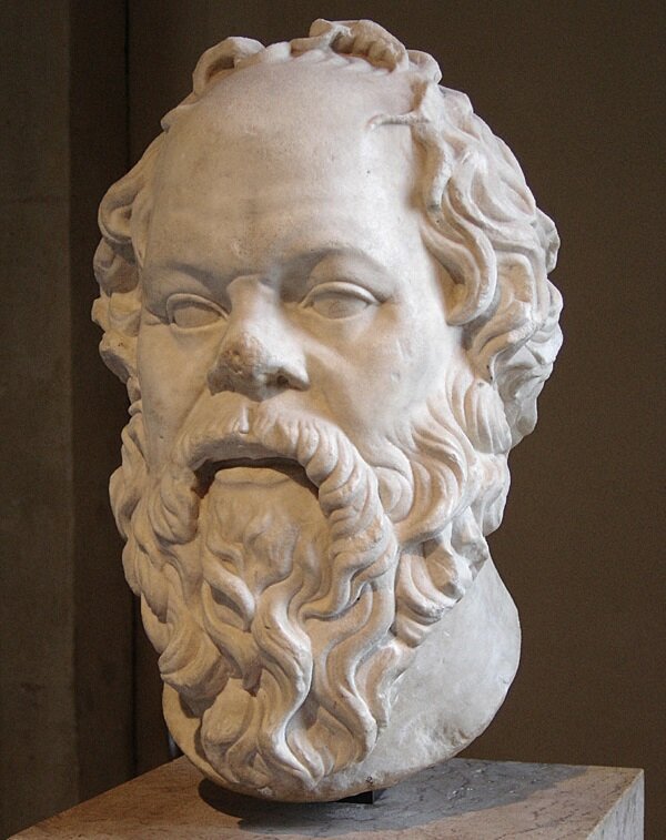 Бюст Сократа работы Лисиппа, хранящийся в Лувре