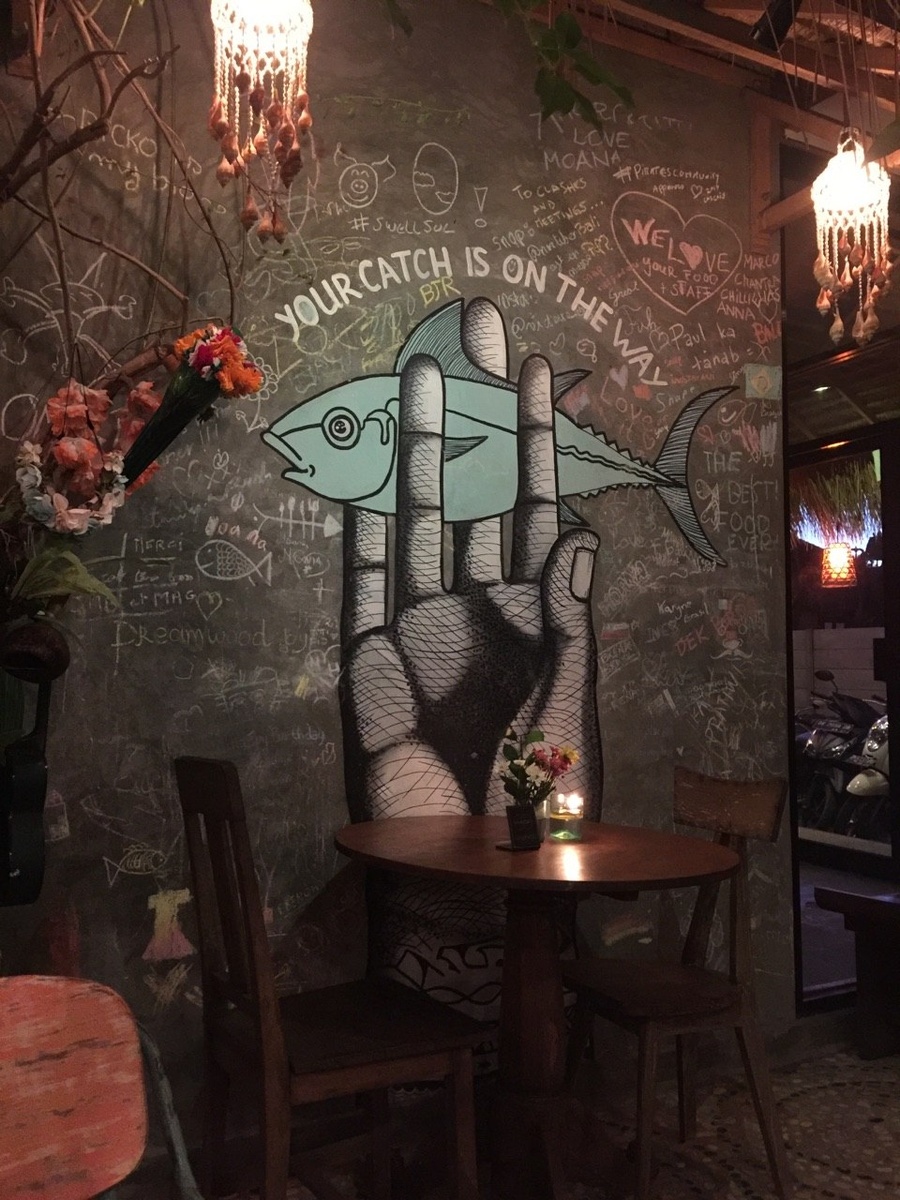 В нашем любимом рыбном рестике Moana