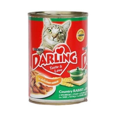 Darling. Корм эконом класса от известного производителя PURINA. Имеет неоднозначные отзывы, состав корма оставляет желать лучшего, что в целом характерно для всех марок эконом класса.