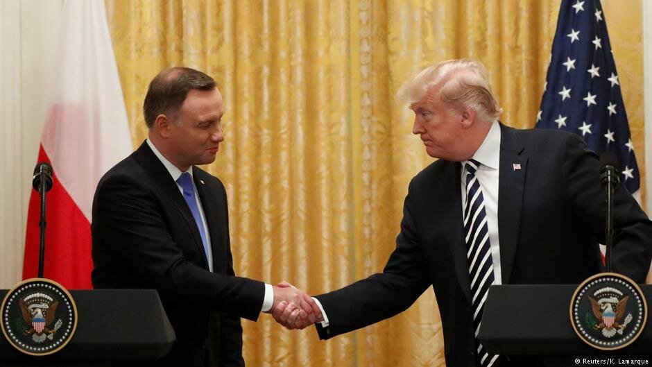 Анджей Дуда и Дональд Трамп