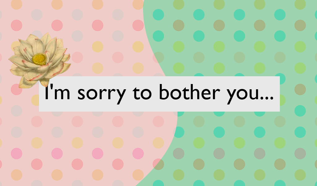 You are sorry late. Sorry to bother. Sorry to bother you. Sorry to bother you перевод. I'M sorry for bothering you.