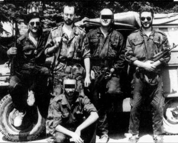 Автор в окрестностях Сараево, лето 1994.