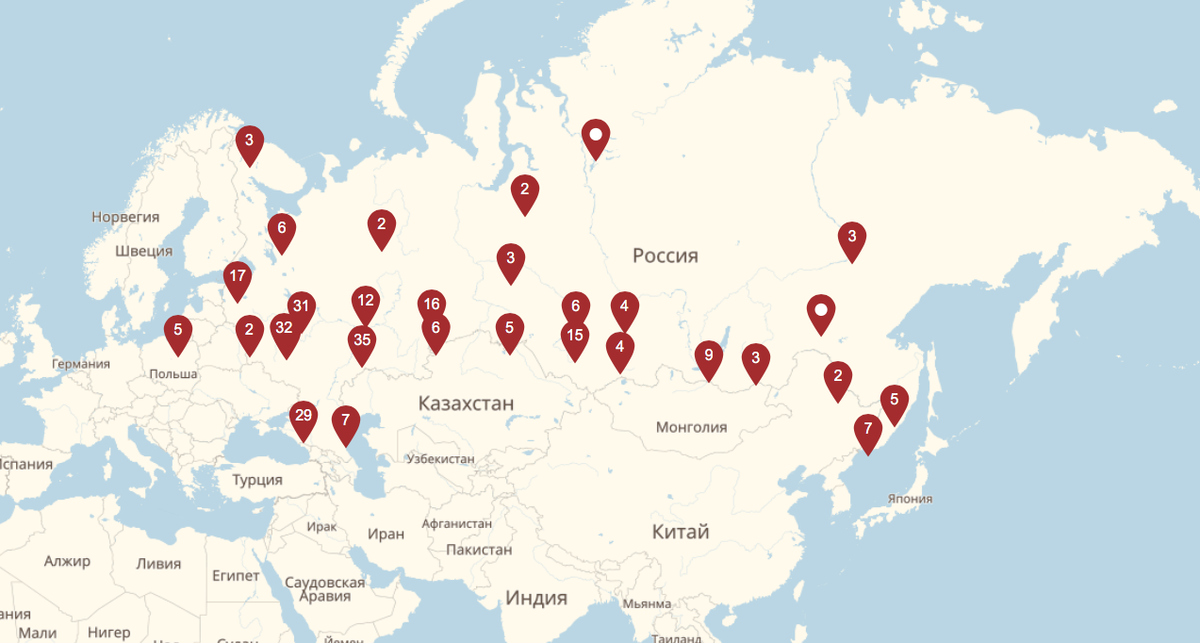 На карте точки банки. Где на карте можно найти сердечко. Карта Россия белая с точками. Россия и много точек на ней.