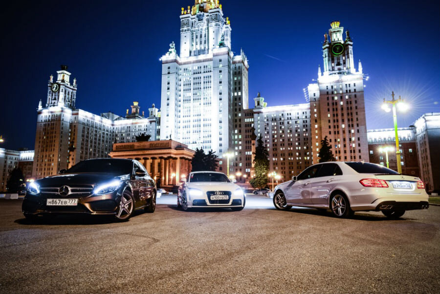 Автомобили смотра