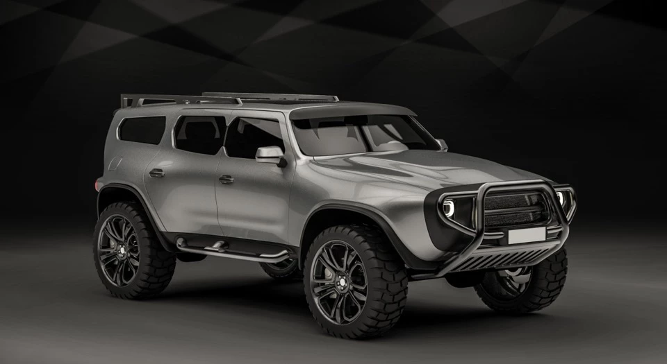 Концепт модели кроссовера УАЗ 3170. Фото с сайта naavtotrasse.ru