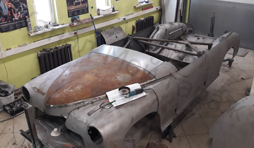 (долгий этап кузовных работ над ГАЗ)