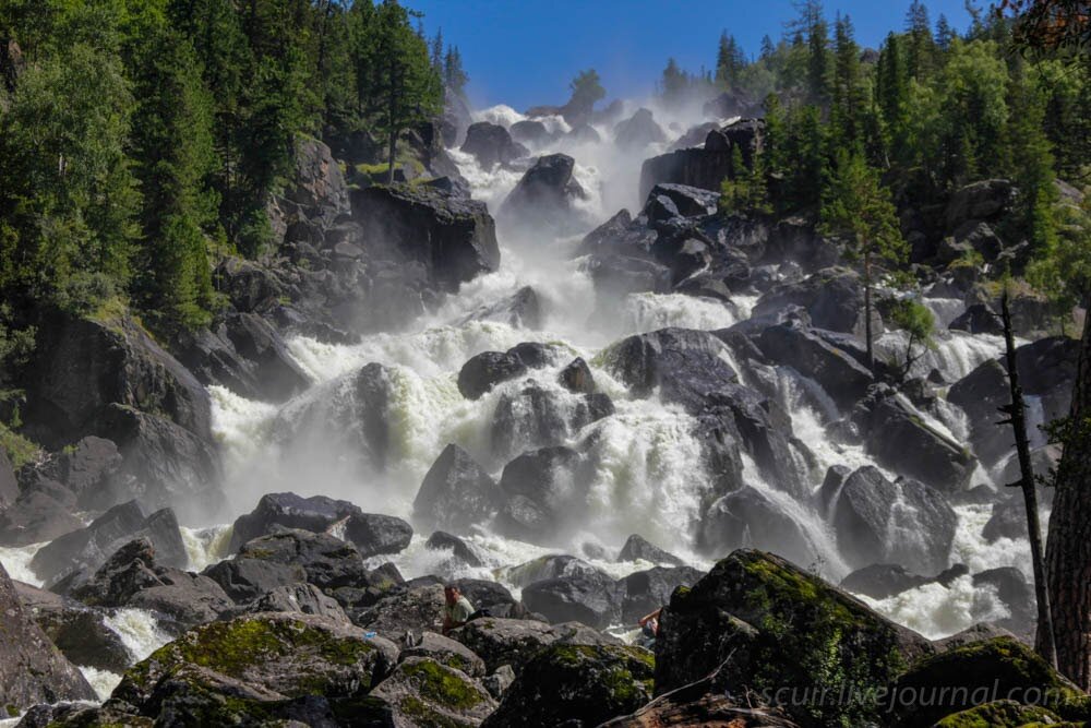 Улаганский район водопад Учар