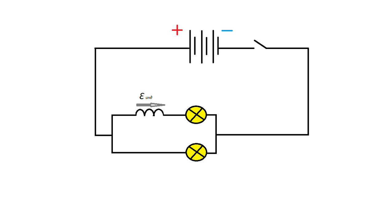 Эдс самоиндукции рисунок. Самоиндукция схема. Явление самоиндукции схема. Схема для наблюдения самоиндукции. Схема опыта Генри самоиндукция.