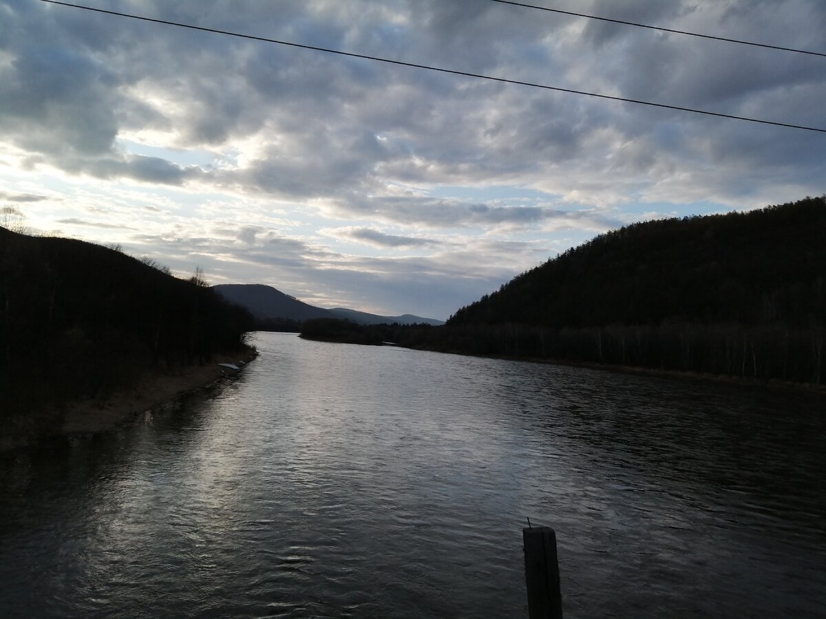 Река Тумнин. Вид с Красного моста