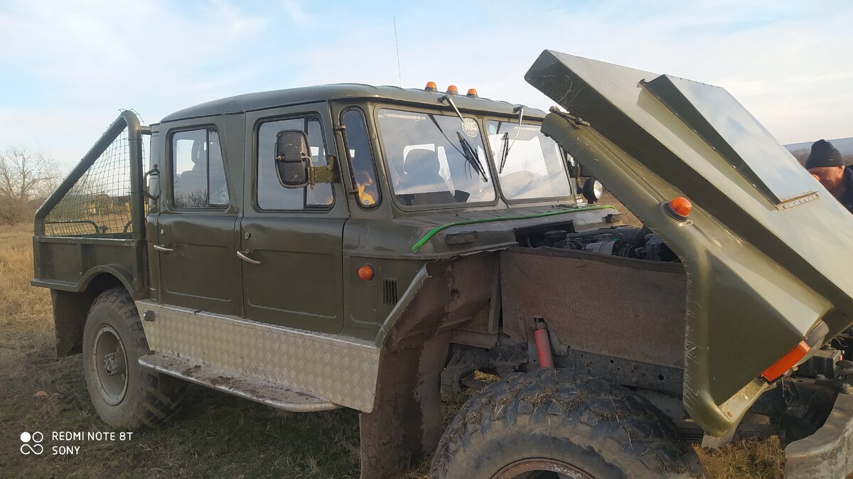 Самодельный вездеход собранный из Газ-66