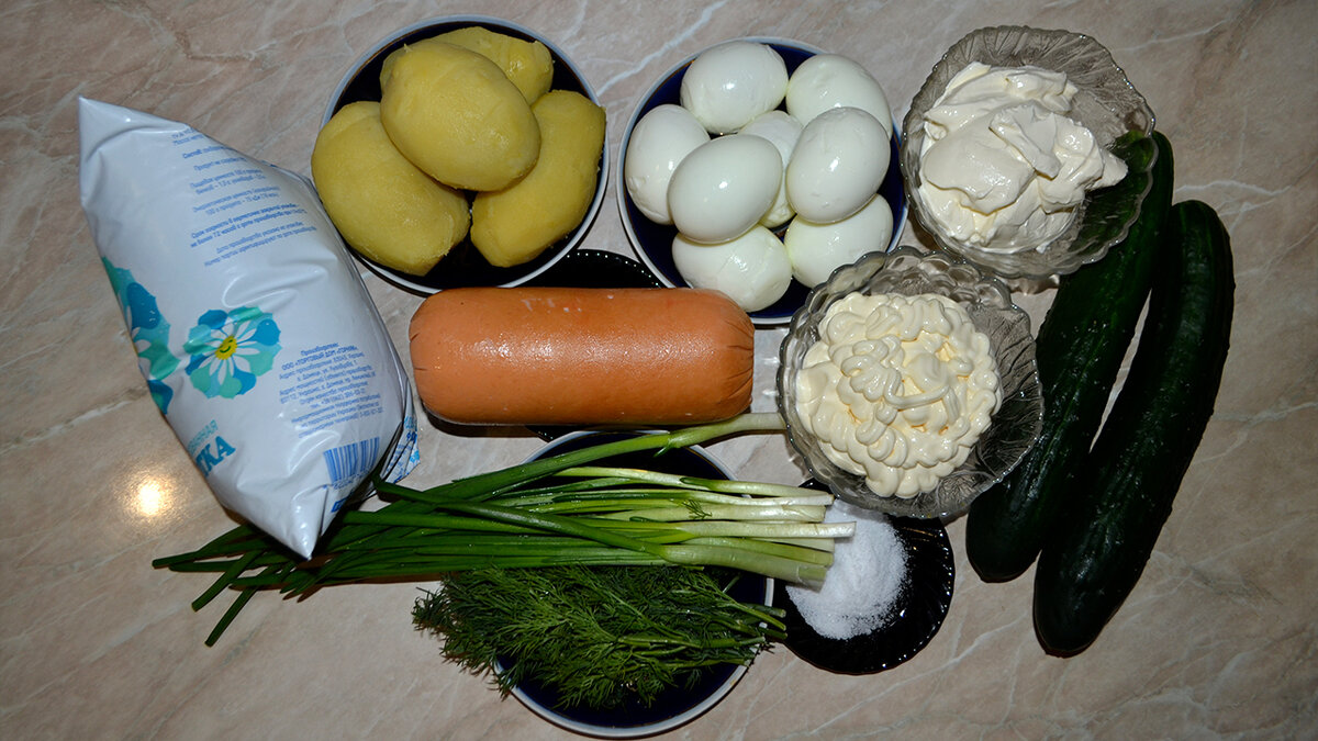 Рецепт окрошки